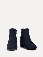 Linzi Blue Manor Low Block Heeled Ankle Boots - Image 4 of 5