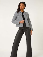 Roman Gingham Stretch Pocket Detail Jacket - Imagem 3 de 5