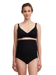 Chantelle Maternity Pure Smooth High Waisted Bump Black Briefs - Image 1 of 5