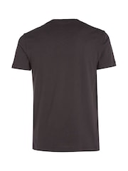 Negro - Calvin Klein Slim Cotton T-Shirt - Imagen 5 de 5