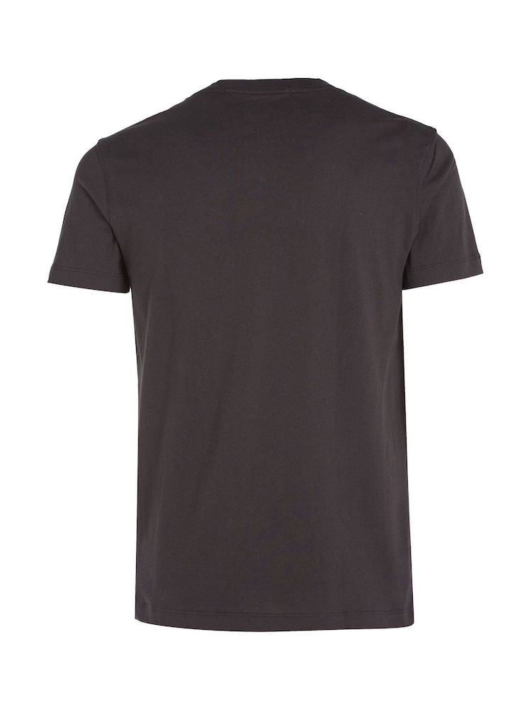 Negro - Calvin Klein Slim Cotton T-Shirt - Imagen 5 de 5