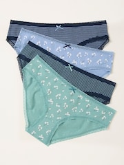 FatFace Multi 4 Pack Floral Classic Knickers - Image 2 of 2