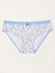 FatFace Ivory Floral Classic Knickers - Image 1 of 2