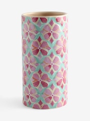 Geometric Tile Ceramic Vase - Image 3 of 4