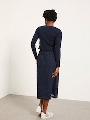 FatFace Gilly Navy 2in1 Dress - Image 2 of 6
