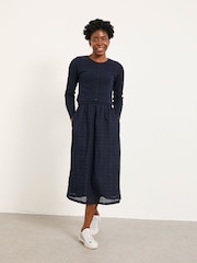 FatFace Gilly Navy 2in1 Dress - Image 3 of 6
