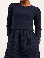 FatFace Gilly Navy 2in1 Dress - Image 4 of 6