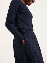 FatFace Gilly Navy 2in1 Dress - Image 5 of 6