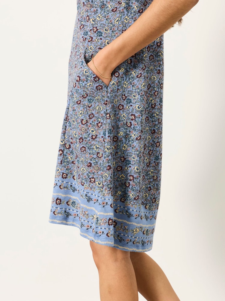 Buy FatFace Simone Blue Vintage Ditsy Jersey Dress from the Next UK online  shop