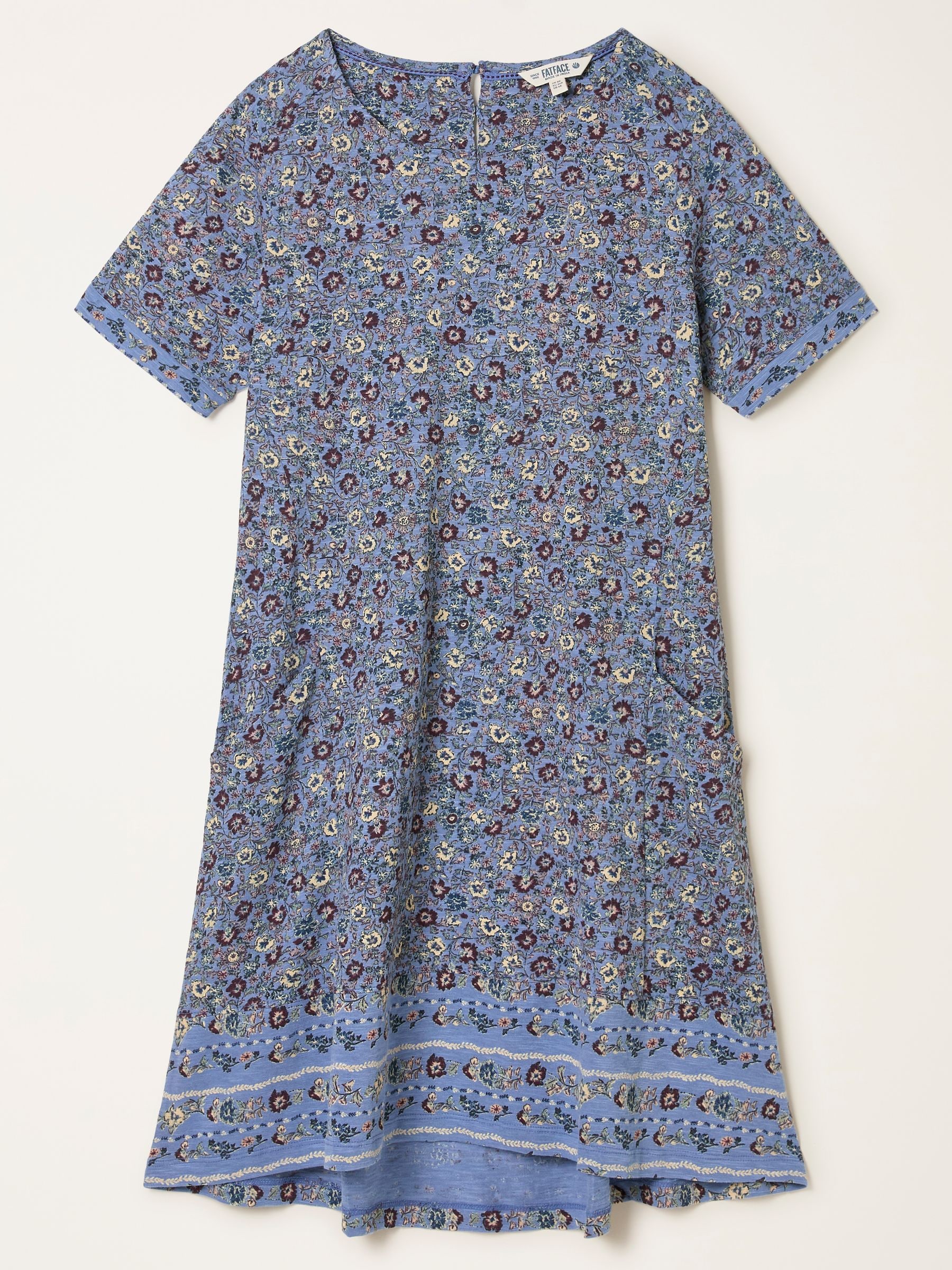 b simone jersey dress Buy FatFace Simone Blue Vintage Ditsy Jersey Dress from the Next UK online  shop