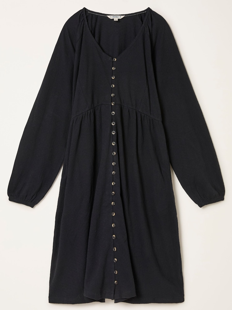 FatFace Em Black Jersey Dress - Image 5 of 5 FatFace Em Black Jersey Dress - Image 5 of 5