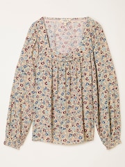 FatFace Cat Multi Vintage Ditsy Blouse - Image 5 of 5