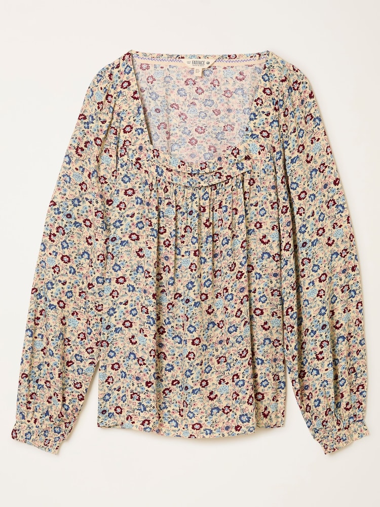 FatFace Cat Multi Vintage Ditsy Blouse - Image 5 of 5 FatFace Cat Multi Vintage Ditsy Blouse - Image 5 of 5