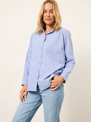 FatFace Bessie Blue Stripe Shirt - Image 1 of 5