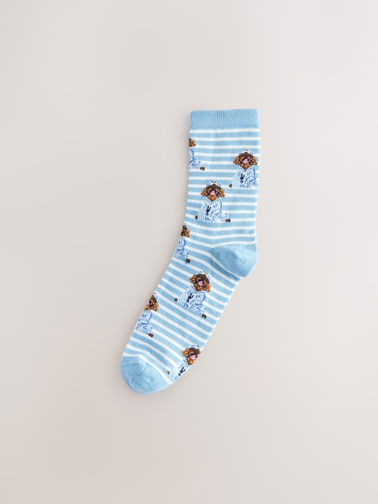 Charlie The Cockapoo Ankle Socks 4 Pack - Image 2 of 7