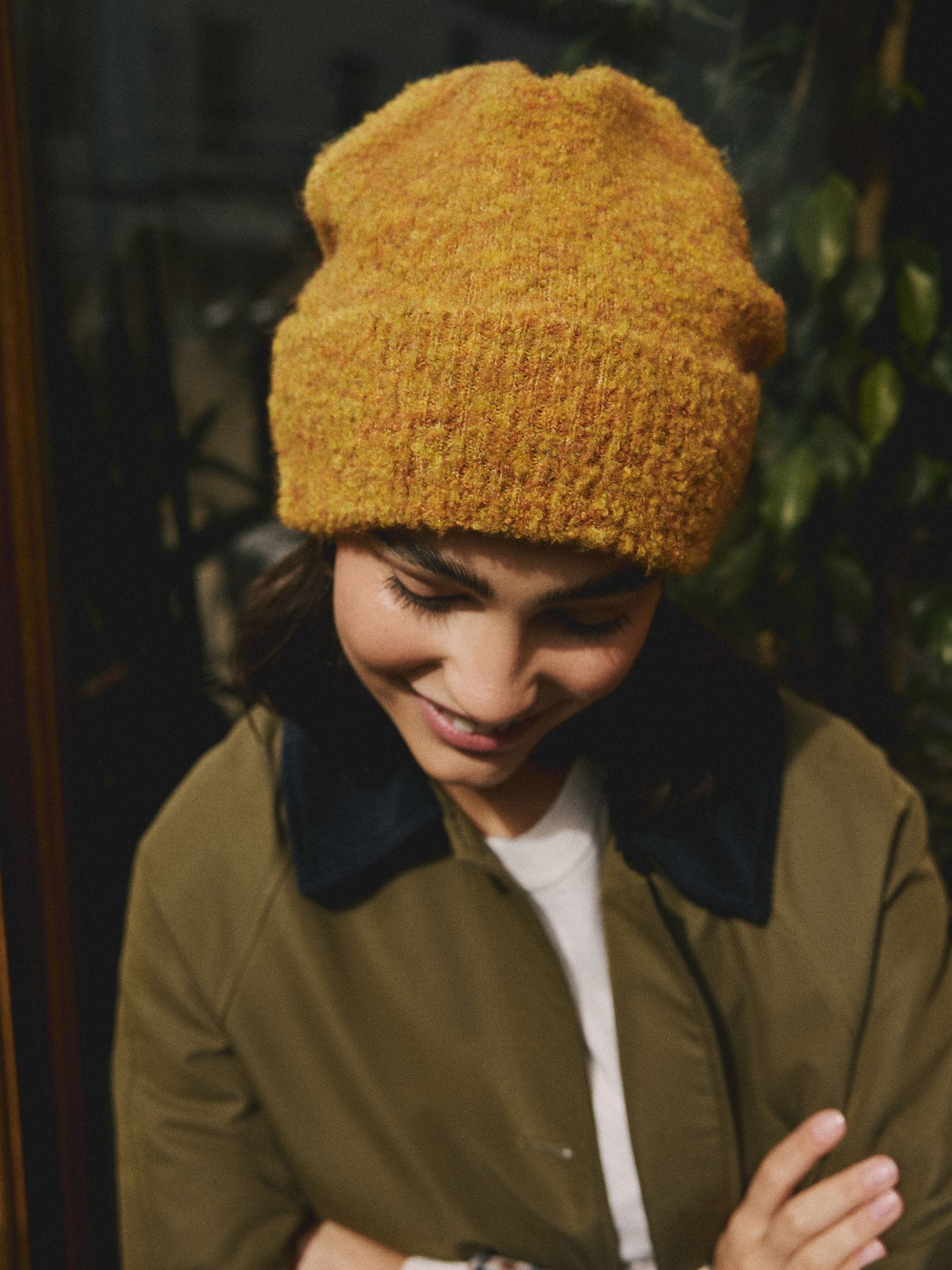 Buy Yellow Boucle Knitted Beanie Hat from Next South Africa