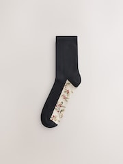 Xmas Ditsy Berry Footbed Ankle Socks 5 Pack - Image 5 of 8