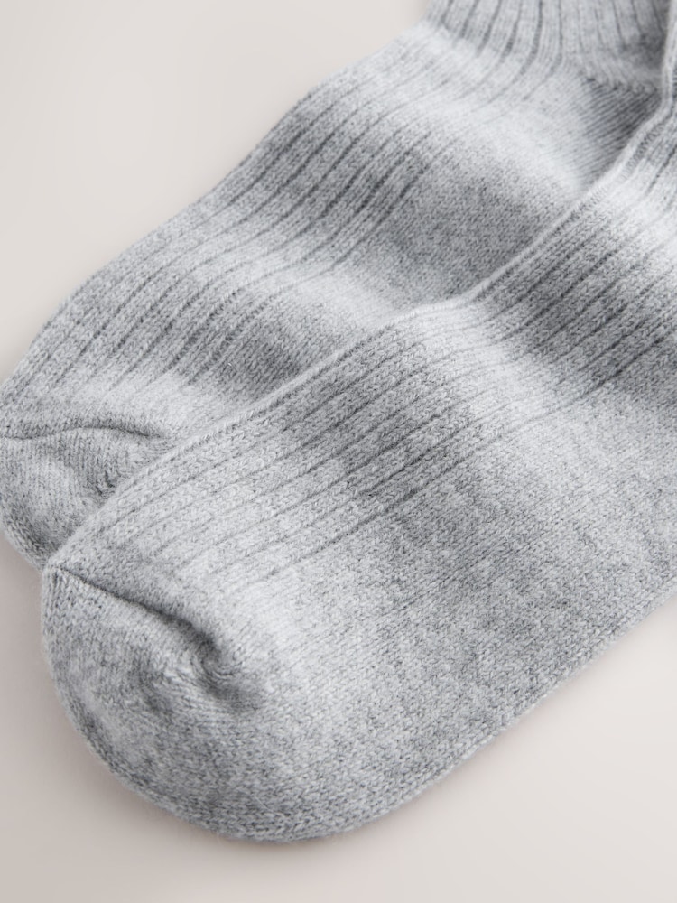 Grey N. Premium Thermal Containing Cashmere Ankle Socks 1 Pack - Image 3 of 3