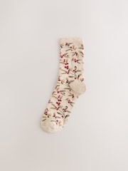 Ditsy Christmas Berry Ankle Socks 5 Pack - Image 2 of 8