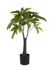 Libra Interiors Green Faux Pachira Money Plant - Image 2 of 6