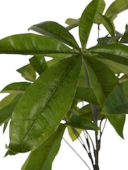 Libra Interiors Green Faux Pachira Money Plant - Image 4 of 6