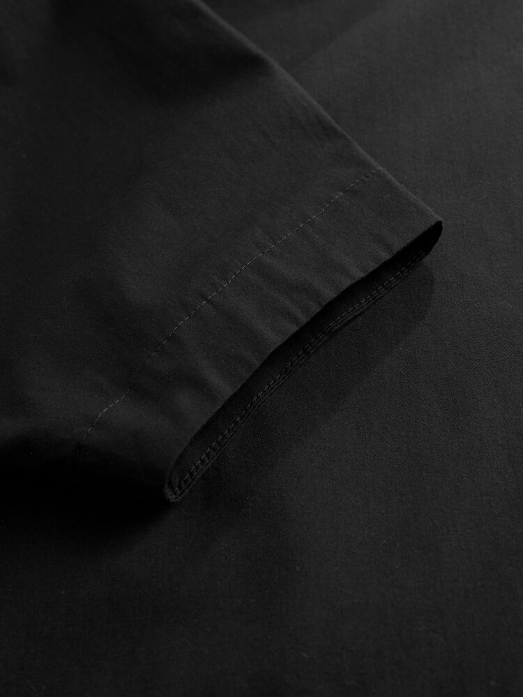 Nothing Ordinary Black Heavyweight Cotton Poplin Tie Front Top - Image 12 of 12 Nothing Ordinary Black Heavyweight Cotton Poplin Tie Front Top - Image 12 of 12