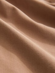 Nothing Ordinary Camel Heavyweight Cotton Poplin Tie Front Top - Image 10 of 11