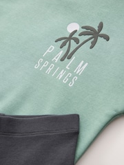 Sage Green Crew Neck Sweatshirt and Leggings Set (3mths-7yrs) - Image 7 of 8