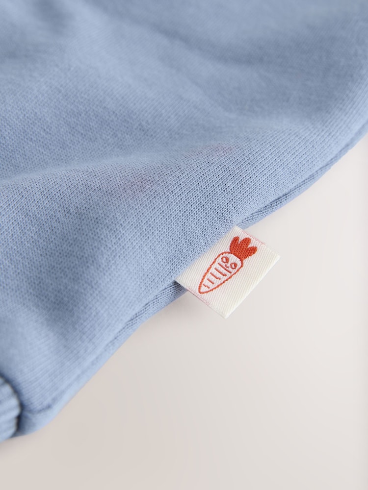 Mid Blue Crew Neck Sweatshirt and Leggings Set (3mths-7yrs) - Image 10 of 10