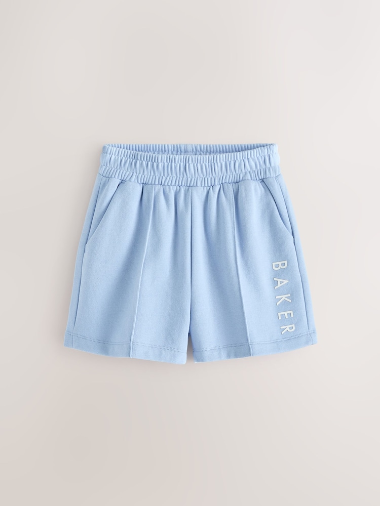 Baker by Ted Baker Blue/White Sweat Shorts 2 Pack - Image 2 of 6