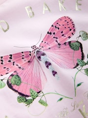 Roz/Lila - Baker by Ted Baker 3 Pack Boxy Fit Frill Graphic Printed T-Shirts - Imaginea 8 din 8