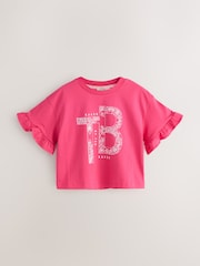 Baker by Ted Baker 3 Pack Boxy Fit Frill Graphic Printed T-Shirts - Image 3 of 8