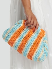 South Beach Orange Multi Dumpling Clutch - Image 3 of 3