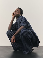 Nothing Ordinary Pinstripe Relaxed Shirt - Imagem 4 de 8