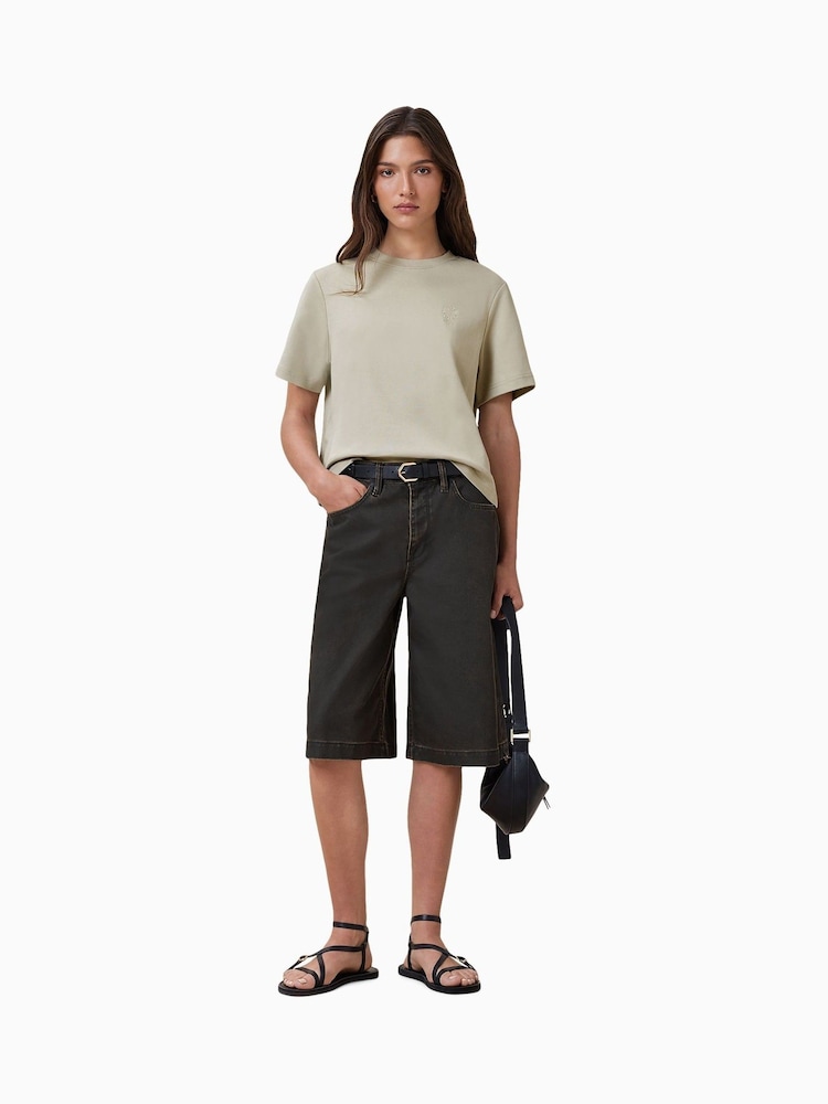 AllSaints Natural Lisa Haven Crew Neck T-Shirt - Image 2 of 6