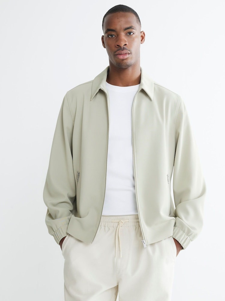 River Island Green Smart Shacket - Image 4 of 4