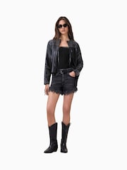 AllSaints Vera Lace Bodycon Bodysuit - Изображение 3 из 6
