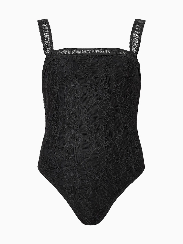AllSaints Vera Lace Bodycon Bodysuit - Изображение 6 из 6 AllSaints Vera Lace Bodycon Bodysuit - Изображение 6 из 6