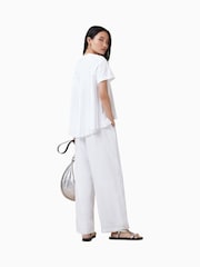 AllSaints Pia Hybrid Mix Crew Neck T-Shirt - Imagen 4 de 7