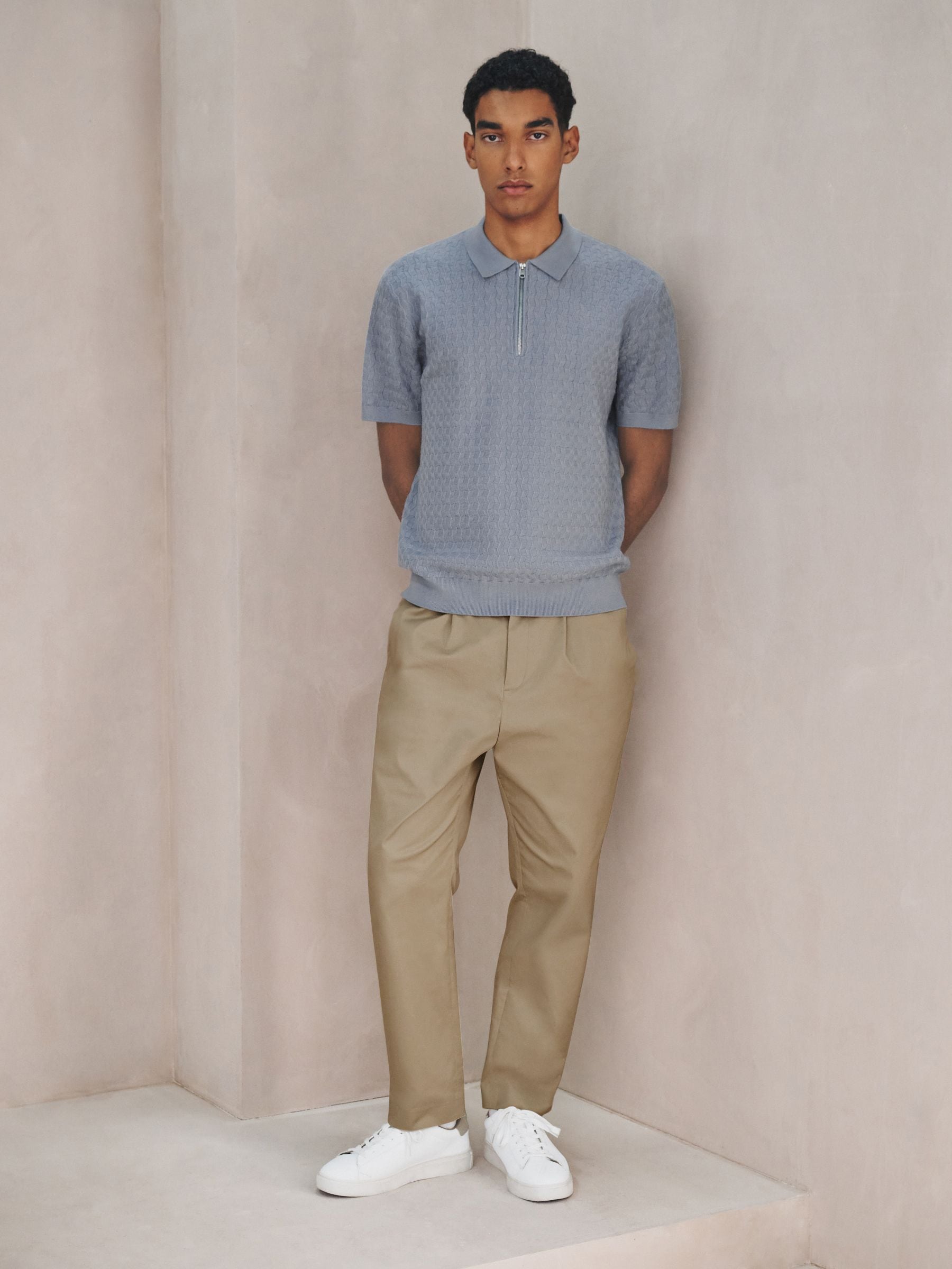 Buy Light Blue N. Premium Ultrasoft Smart Knit Short Sleeve
