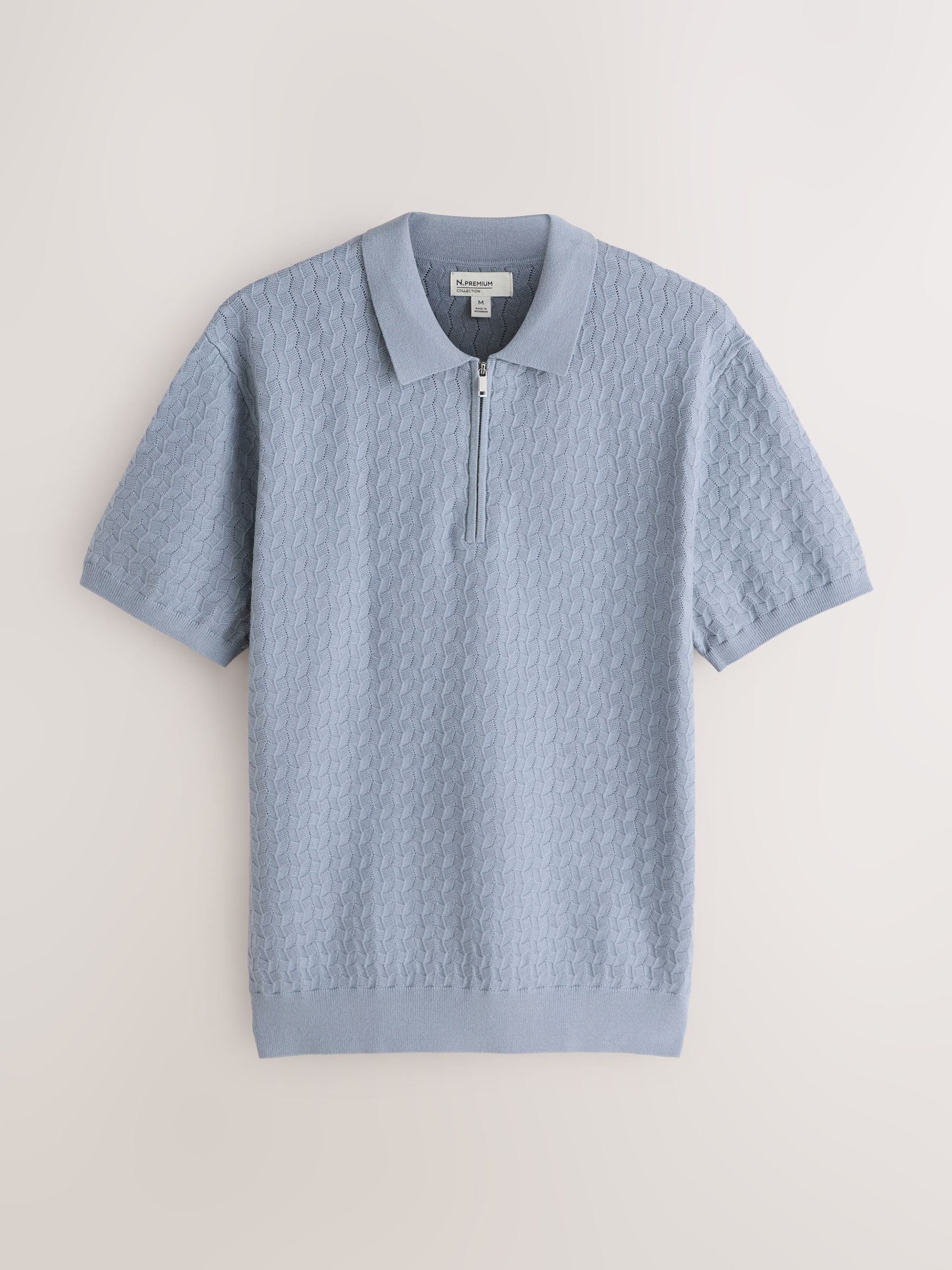 Buy Light Blue N. Premium Ultrasoft Smart Knit Short Sleeve