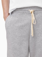 AllSaints Grey Helix Straight Leg Sweat Shorts - Image 4 of 7