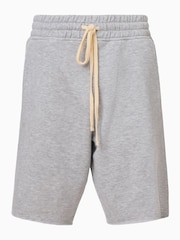 AllSaints Grey Helix Straight Leg Sweat Shorts - Image 7 of 7