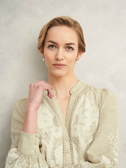 Hobbs Natural Frida Dress - Image 3 of 4