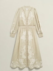 Hobbs Natural Frida Dress - Image 4 of 4