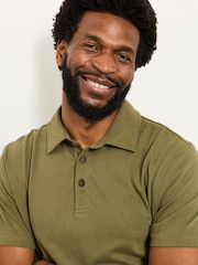 FatFace Navy Short Sleeve Polo Shirts 2 Pack - Image 5 of 7