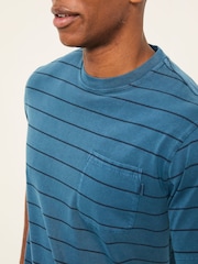 Blau - FATFACE – Gestreiftes T-Shirt - Bild 3 von 5