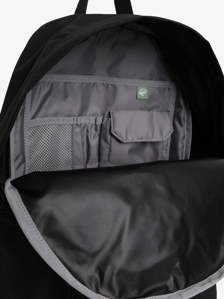 Quiksilver Black Poster Logo Backpack - Image 6 of 6