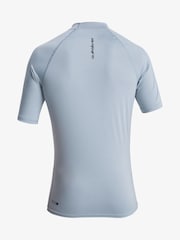 Quiksilver Blue Everyday UPF 50 Short Sleeve Logo Rash Vest - Image 2 of 2