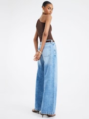 River Island Low Rise Tailored Baggy Jeans - Изображение 4 из 4